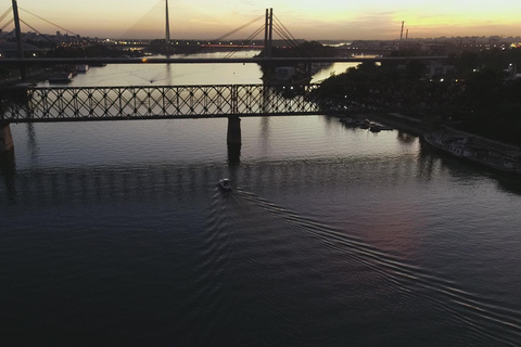 Belgrade: Private Boat Cruise on Two City Center Rivers ALL DAY Private luxury boat day cruise +FREE DRINKS+TRANSFER