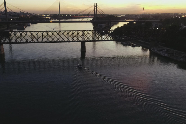 Belgrade: Private Boat Cruise on Two City Center Rivers ALL DAY Private luxury boat day cruise +FREE DRINKS+TRANSFER