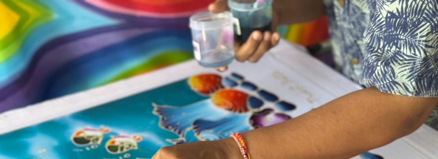 Phuket : Atelier de fabrication et de peinture de batik