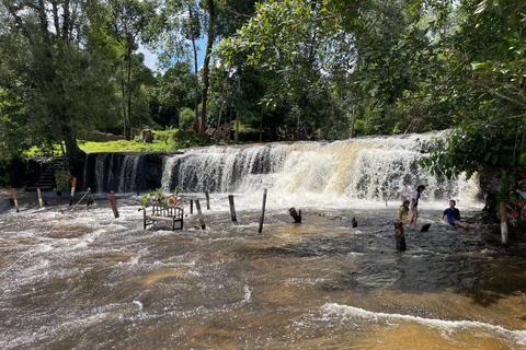 Beng Mealea Banteay Srei and Phnom Kulen Waterfall Day Tour Small-Group Tour