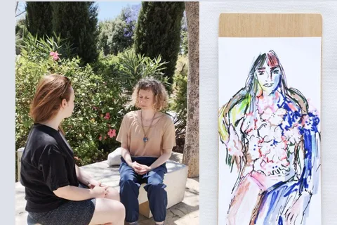 Custom artwork and message inspired by your connection to nature - in Valencia