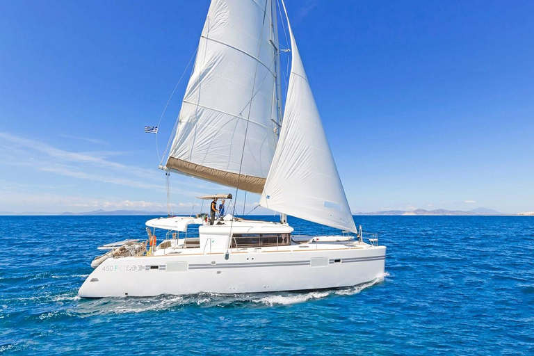 Au départ de Kissamos : Croisière en catamaran de luxe à Balos et Gramvousa