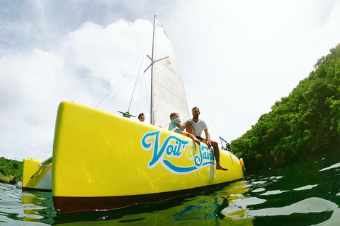 2h Sailing catamaran in La Baie des Saintes