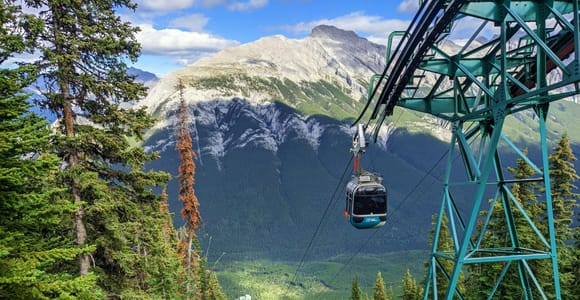 Banff: Gondola, Hot Spring, Johnston Canyon, Lake Minnewanka