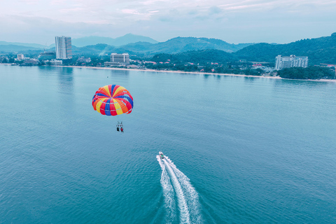 Soar Above Langkawi: Parasailing On Boat Parasailing On Boat SINGLE FLYER
