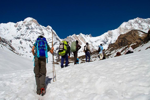 Nepal: Trilha do acampamento base do Annapurna (ABC) saindo de KatmanduNepal: Caminhada pelo acampamento base do Annapurna saindo de Katmandu