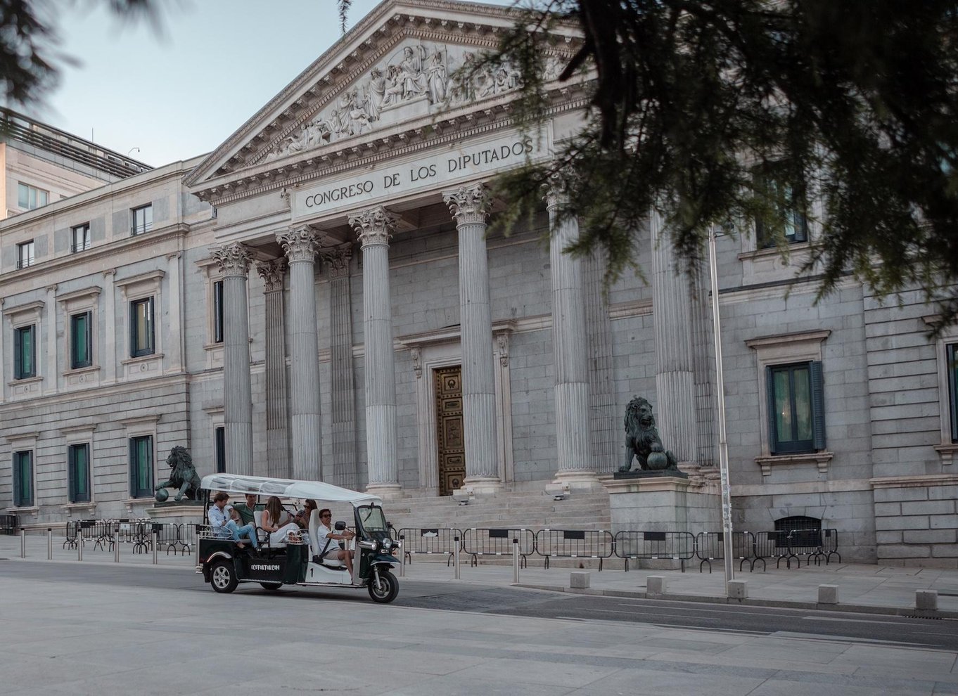 Madrid: Privat byrundtur i øko-tuk-tuk