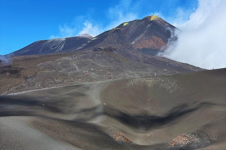 Trek to the summit of Mount Etna (3,350 m) with drone video etna summit craters hike