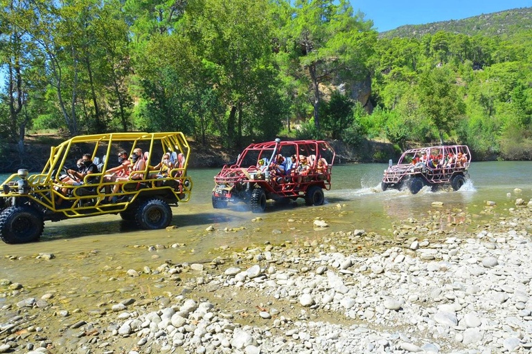 Side/Alanya: Monster Truck, Buggy, Rafting, and Zipline Tour