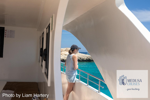 Protaras: Medusa Chill-Out Cruise to Blue Lagoon & Sea Caves