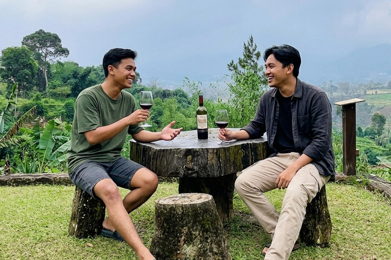 Jakarta: Bandung Volcano, Hot Springs & Wine Tasting Jakarta: Bandung Volcano, Hot Springs & Wine Day Shared Tour