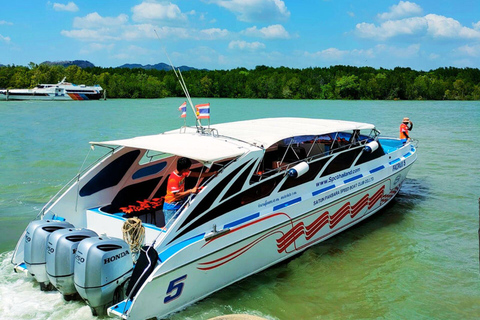 Ko Lanta : Speedboot enkele reis naar Koh Mook naar Koh LantaKo Lanta : Speedboot enkele reis naar Koh Mook/Koh Lanta