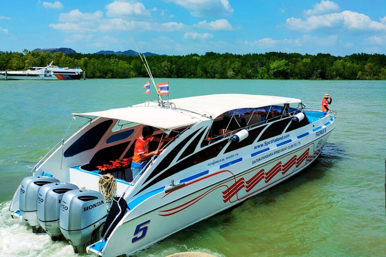 Ko Lanta : Speedboot enkele reis naar Koh Mook naar Koh LantaKo Lanta : Speedboot enkele reis naar Koh Mook/Koh Lanta