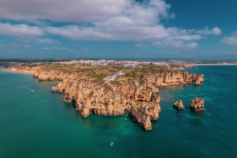 Lagos: Sunset Catamaran Cruise along the Algarve