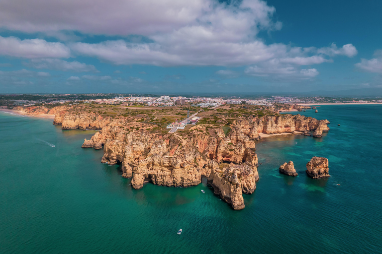Lagos: Sunset Catamaran Cruise along the Algarve