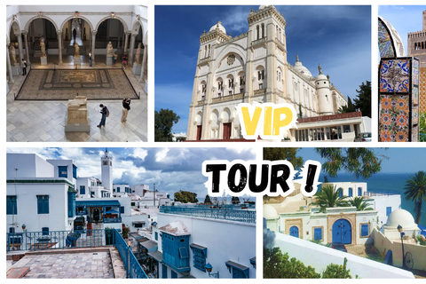 From Sousse: Sidi Bou Said, Medina, Carthage, & Bardo Tour