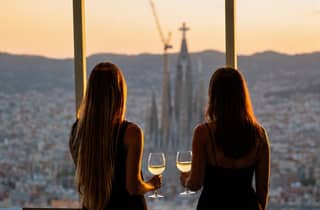 Barcelona: Aussichtspunkt Torre Glòries mit Weinverkostung