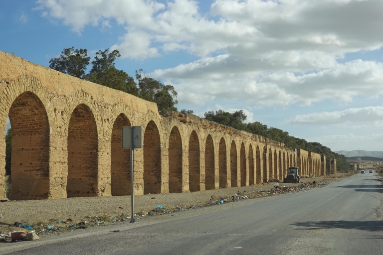 Trazado del gran acueducto de Cartago a Zaghouan
