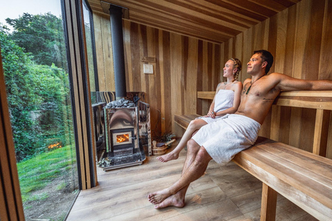 Rotorua Ziplines: Rafting + Hot Pool Combo - FREE Sauna