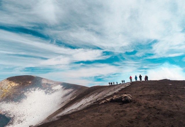 Visit Mount Etna Half-Day Guided Tour and Hike in Riposto, Sicily, Italy