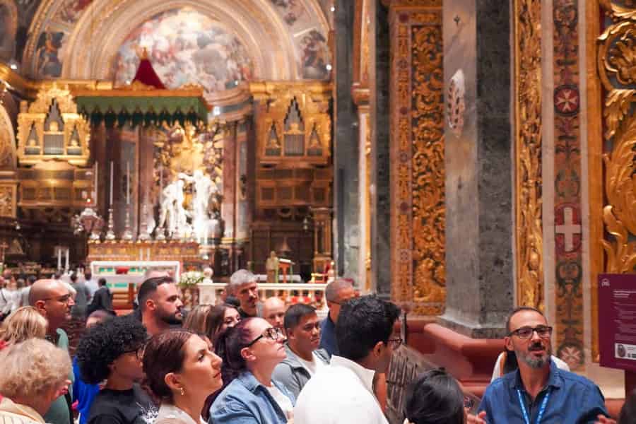 Valletta: Tour durch die St. John's Co-Cathedral (ohne Eintrittskarten). Foto: GetYourGuide Valletta: Tour durch die St. John's Co-Cathedral (ohne Eintrittskarten). Foto: GetYourGuide