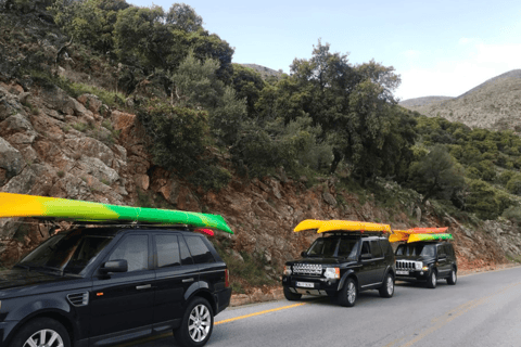 Chania Luxury Jeep Safaris: Balos Beach. A Lagoon For Bliss.3-seats Jeep/SUV