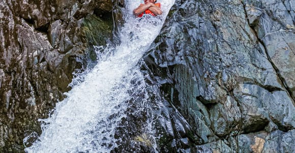 El Yunque Rainforest: Water Slide & Rope Swing with Pickup