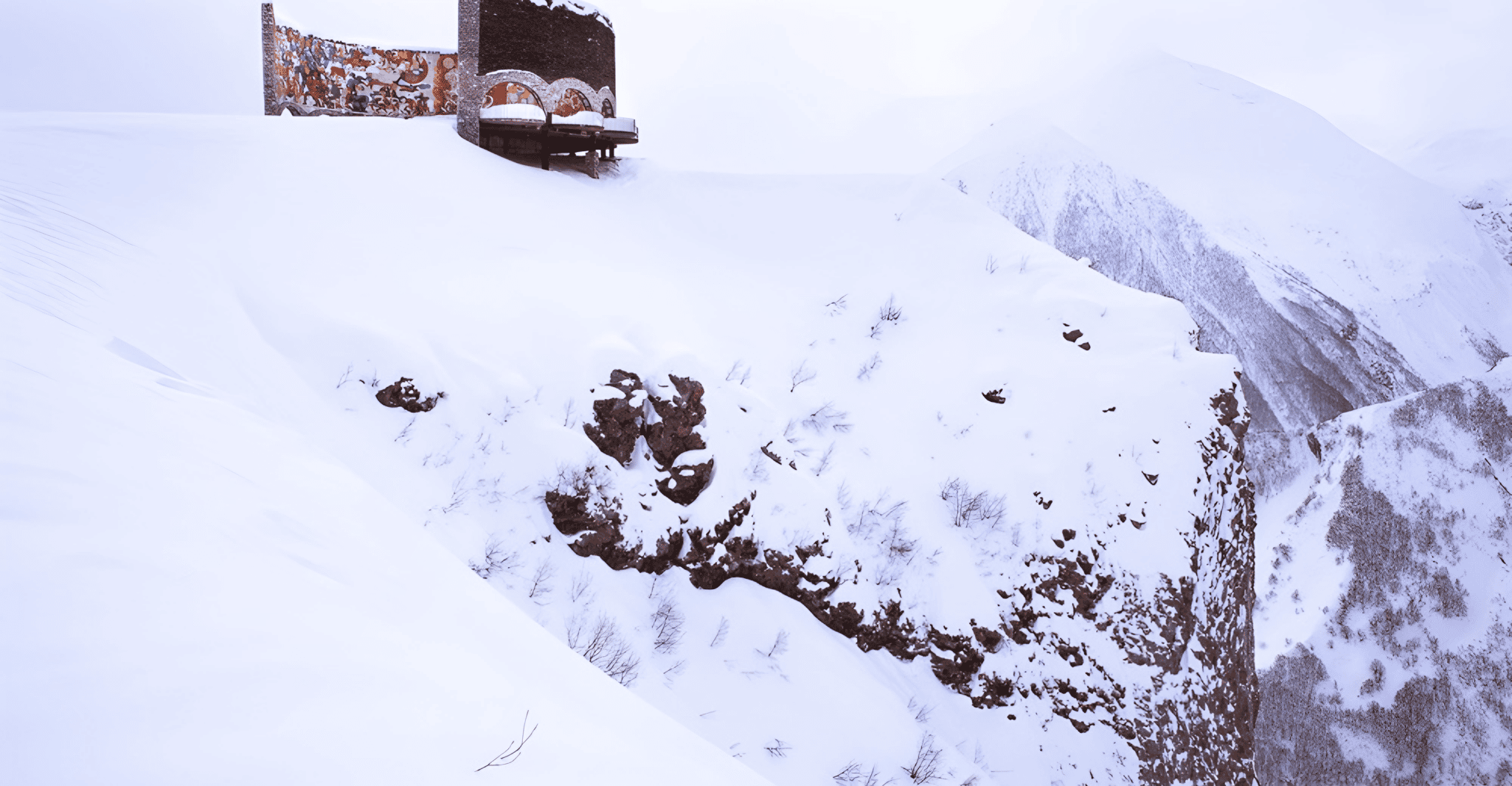 Von Tiflis nach Kazbegi,Gudauri Winter Aktivität - Hizvo