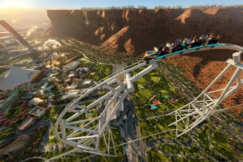 Qiddiya Six Flags Entry Tickets - Riyadh's Latest Attraction One-day combo ticket