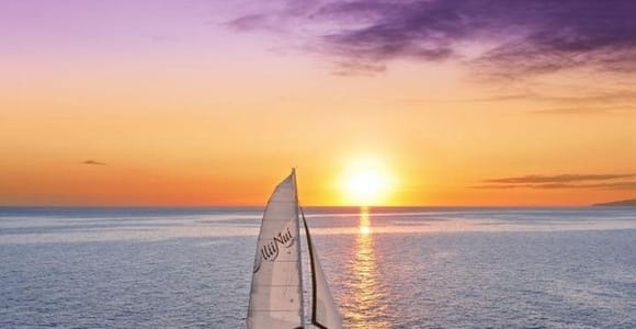 Maui: Alii Nui Luxury Catamaran Sunset Happy Hour Sail