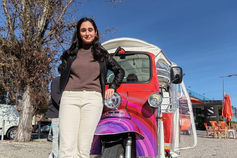 Lisbonne: visite de la ville en tuk-tuk avec transfert