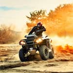 Marrakech: tour in quad al tramonto nel deserto di Agafay, giro in cammello e cena