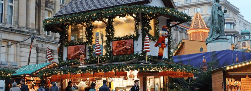 Birmingham : Visite à pied du marché de Noël et des lumières de fête
