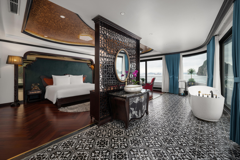 Catherine 2D1N Cruise: Ha Long Bay with Sung Sot & Ti Top Premier Suite of Catherine Cruise from Halong