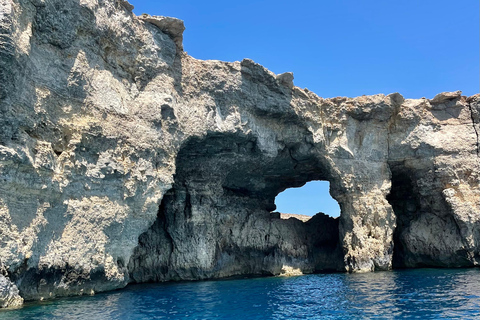 Malta: Comino Crystal Lagoons & Sea Caves Private Tour 3 hour private boat trip