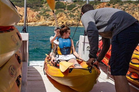 3 IN 1! Albufeira: Jeep, Boat & Kayak Tour