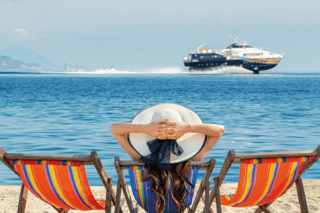 Aegadian Islands: Ferry ticket between Trapani and Favignana