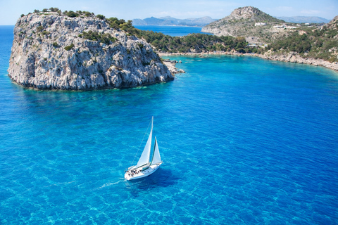 Rhodes Private Luxury Day Cruise Lunch, Coctails, Champagne