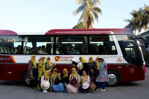 Hanoi: Islands, Caves, Kayak & Halong Dragonfly Boat Cruise
