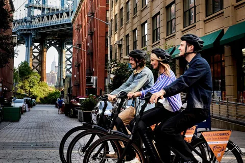 Cykeltur i centrum med stilfulde hollandske cykler!