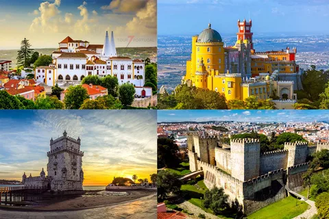 Tour particular de 2 dias: Lisboa e Sintra com serviço de busca no hotel.