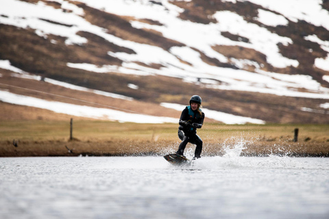 From Isafjordur: Wakeboarding and Hiking Day Trip