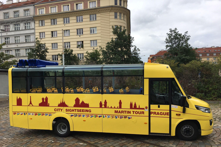 Dalla Città Vecchia: tour in autobus di 2 ore di Praga con le principali attrazioni turistichePraga informativa in autobus - 2 ore