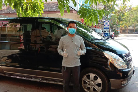 Z Sihanoukville do Phnom Penh prywatną taksówką SUV / minivanem