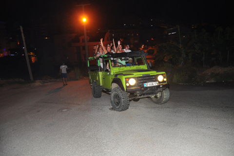 NightSafari Tour arround from Alanya with Jeep And Boot
