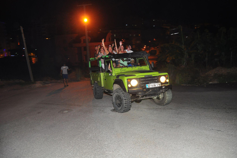 NightSafari Tour arround from Alanya with Jeep And Boot