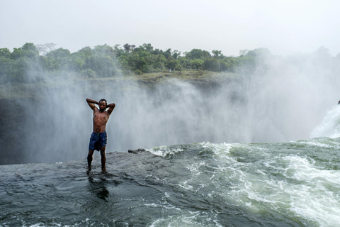 Devils Pool Swim at the Edge of the Victoria Falls