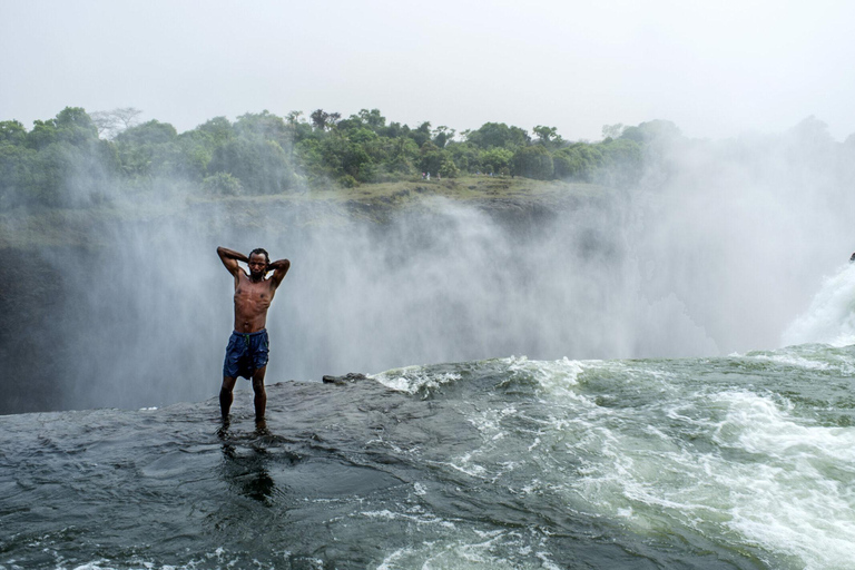 Devils Pool Swim at the Edge of the Victoria Falls