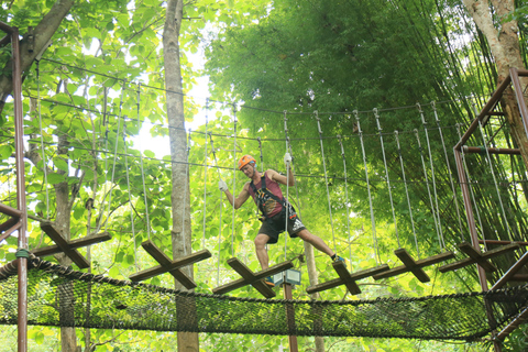 Chiang Mai: Zipline & High Rope without Lunch & Transfer High Rope Course: Program (M) Ticket Only