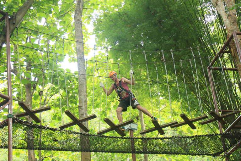 Chiang Mai: Zipline & High Rope without Lunch & Transfer High Rope Course: Program (M) Ticket Only